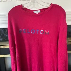 PELOTON RED SWEATSHIRT SZ MED